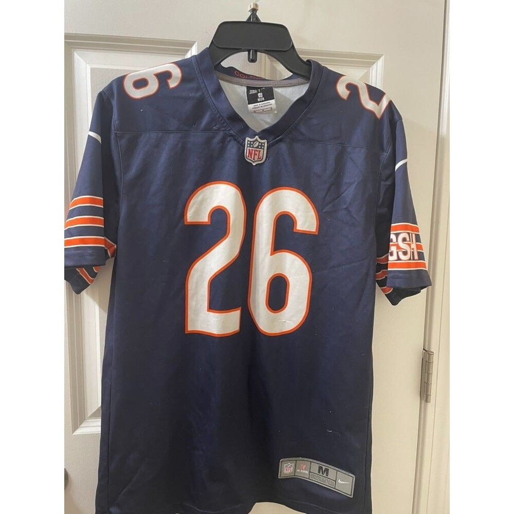 Nike Chicago Bears Men's Jersey t shirt Navy Size M DEON BUSH #26 - Picture 1 of 8